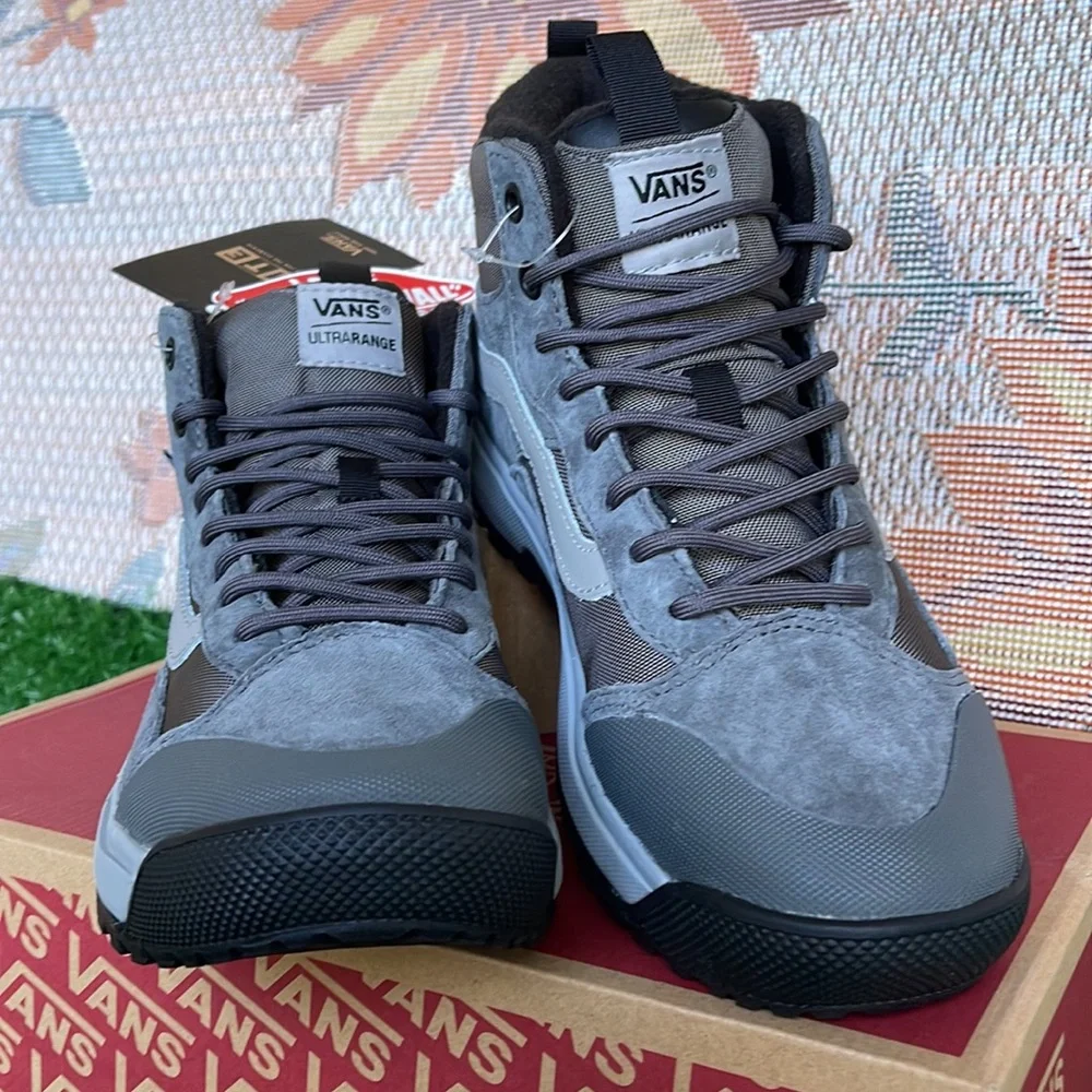 Vans Men’s Ultrarange Exo Pewter VN0ASKS5PWT Boots, Sneakers, Hiking Athletic